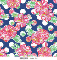 Hawaiian Floral - Patterned Vinyl