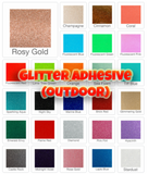 Glitter Adhesive Vinyl 12x12 Sheets (Like 651)