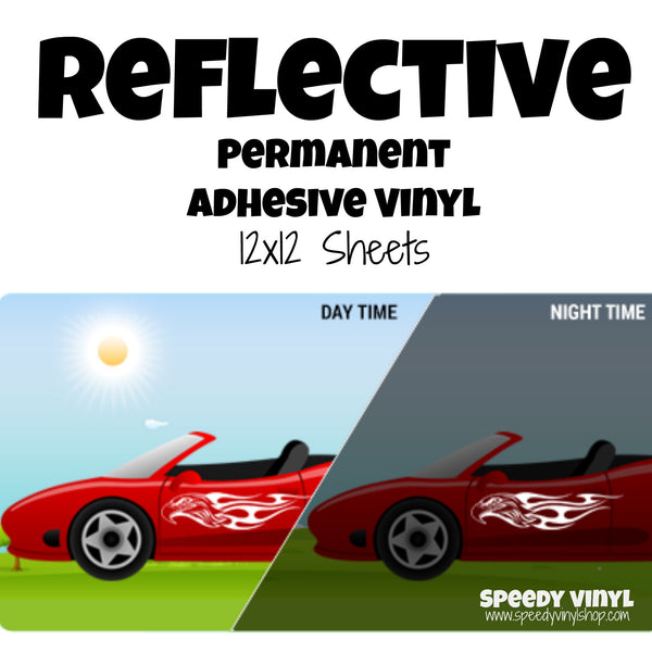 Reflective Permanent Adhesive Vinyl